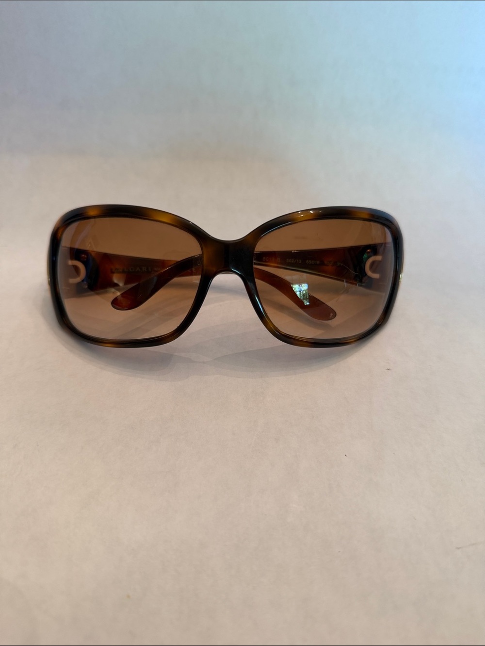Bulgari Tortoiseshell Women’s Sunglasses with Brown Lenses